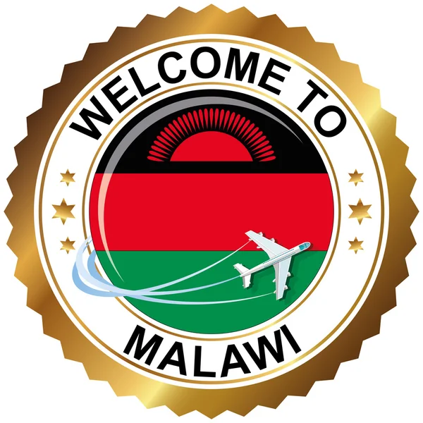 Witamy w Malawi — Wektor stockowy