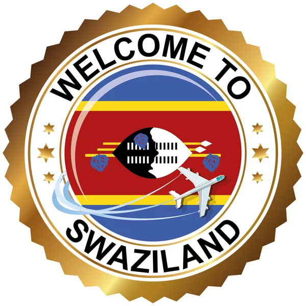 Welkom bij Swaziland — Stockvector