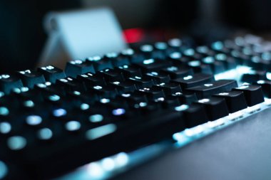 PC keyboard on the table