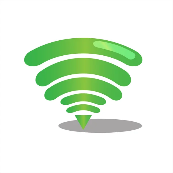 Ícone Wi-fi para celular — Vetor de Stock