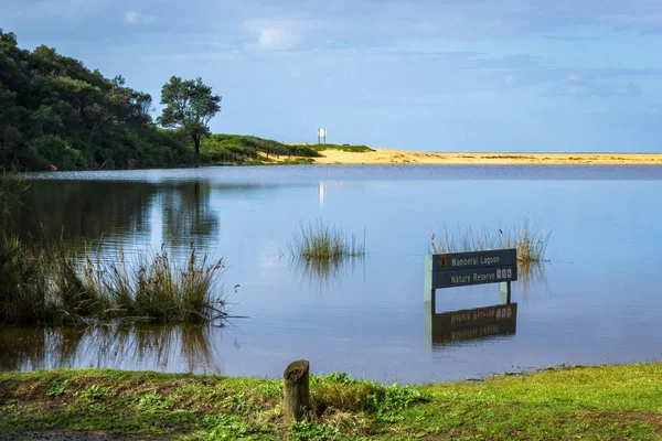 Wamberal Lagoon Central Coast Nsw Australia National Park Sign — Stock fotografie