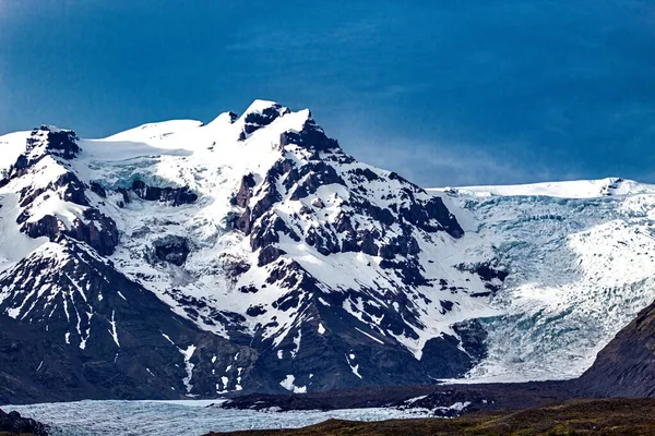 Ledovec Islandu Moutnains — Stock fotografie