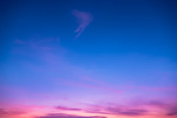 Sunset sky gradient in color — Stock Photo, Image