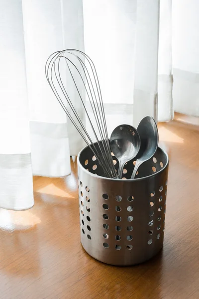 Stainless kitchen utensils for home cooking