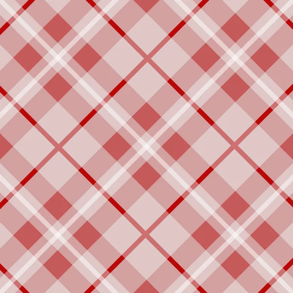 タータン チェック パターン、赤いふんどし、背景のベクトル — ストックベクタ