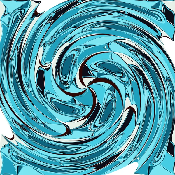 Abstract golven water op de krul, achtergrond vector — Stockvector