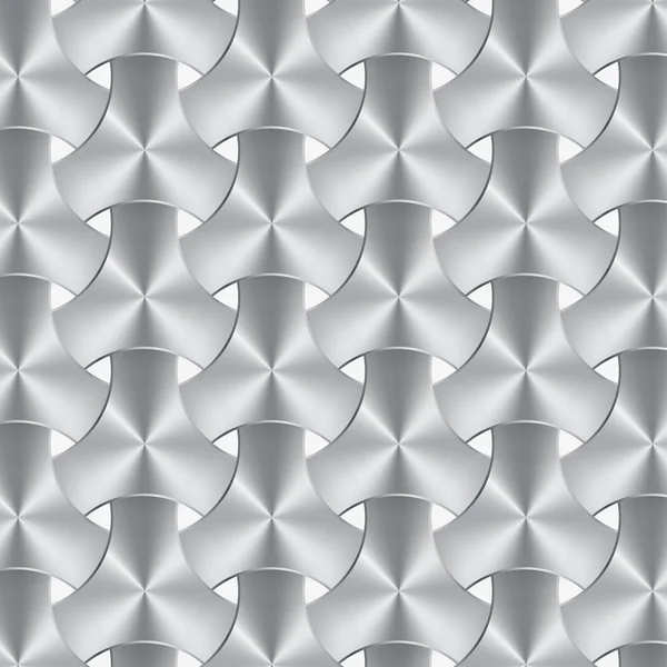 Textura de tejido de aluminio o metal, vector de fondo — Vector de stock