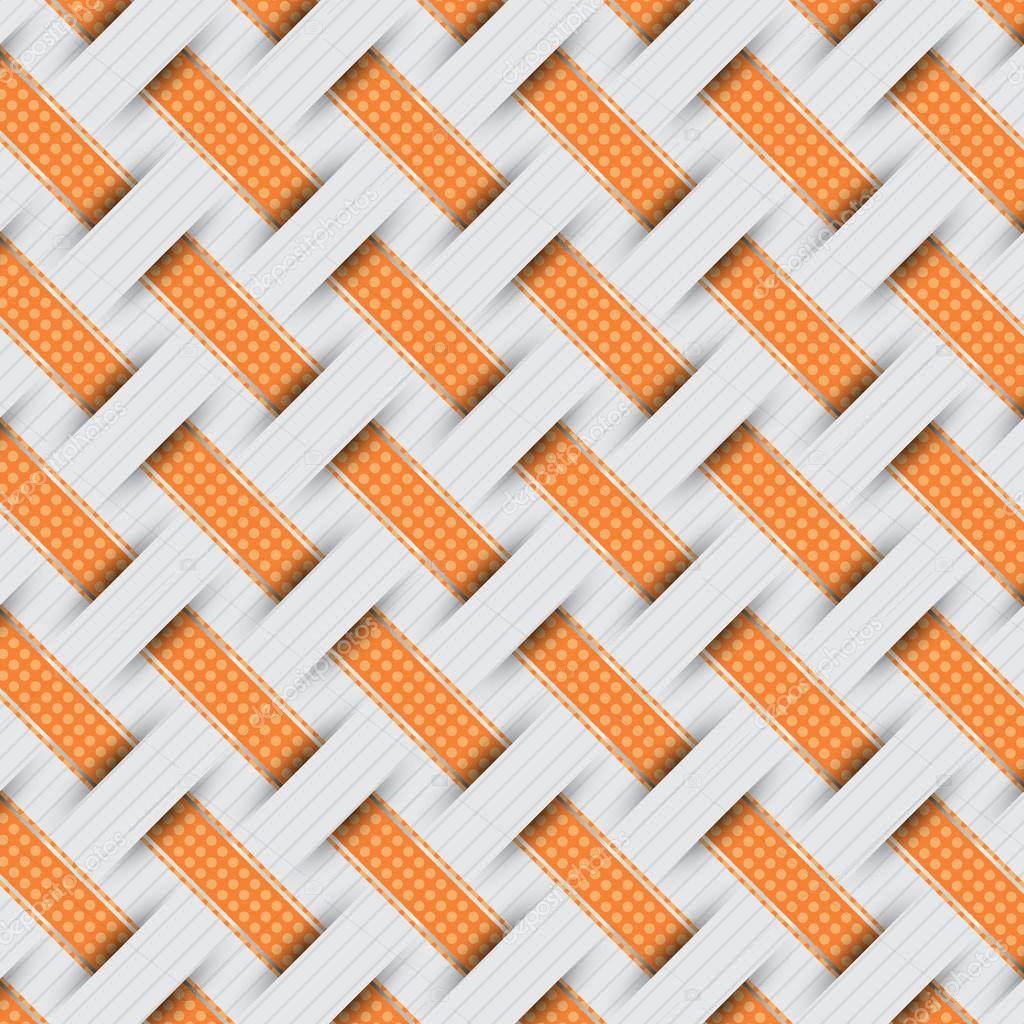braided weave pattern, gray background vector