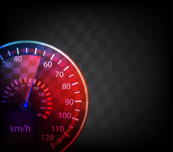 Car speedometer background vector — Stock Vector