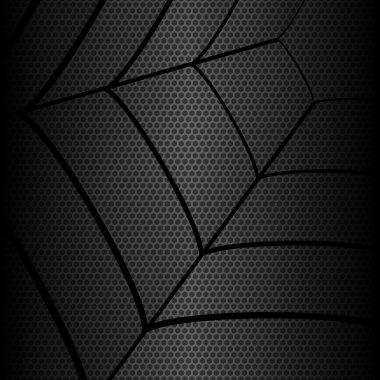 Bürümcük yapıları metalik altıgen arka plan, vektör illustra