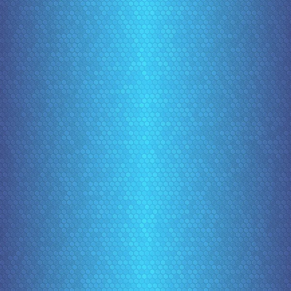 Abstrakter blauer sechseckiger geometrischer Hintergrund, Vektor illustratio — Stockvektor