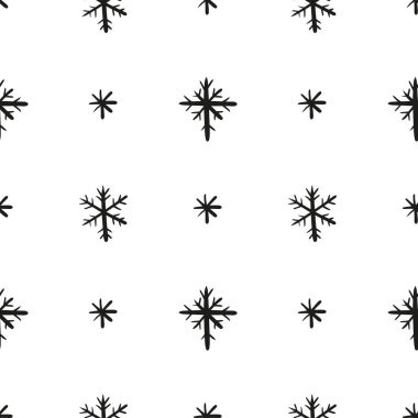 Elle çizilmiş siyah ve beyaz desenli. Mürekkep karpli..