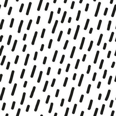 Elle çizilmiş vuruşlarla siyah ve beyaz desenli.