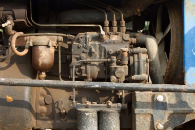 İçten yanmalı motor. Parçalar ve eski alt bileşenleri