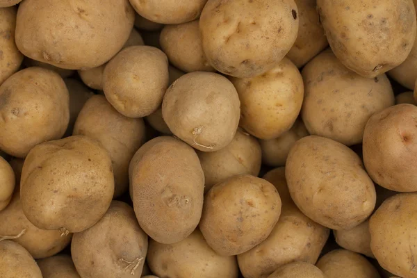 Taze patates. Sebze pazarı.