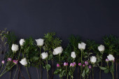 Картина, постер, плакат, фотообои "bunch of white and pink flowers", артикул 441875058