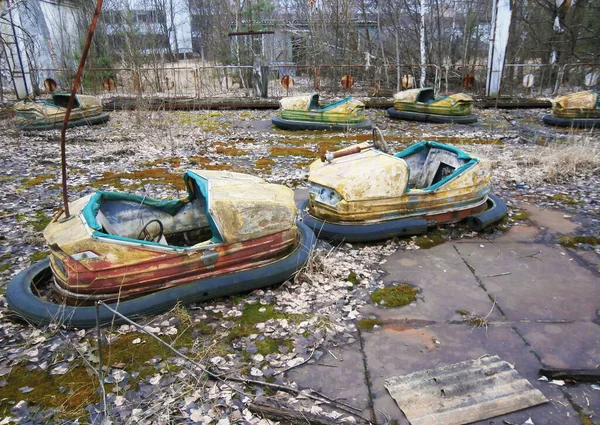 Ukrayna Çernobil Bölgesi Ölü şehir Pripyat terk edilmiş