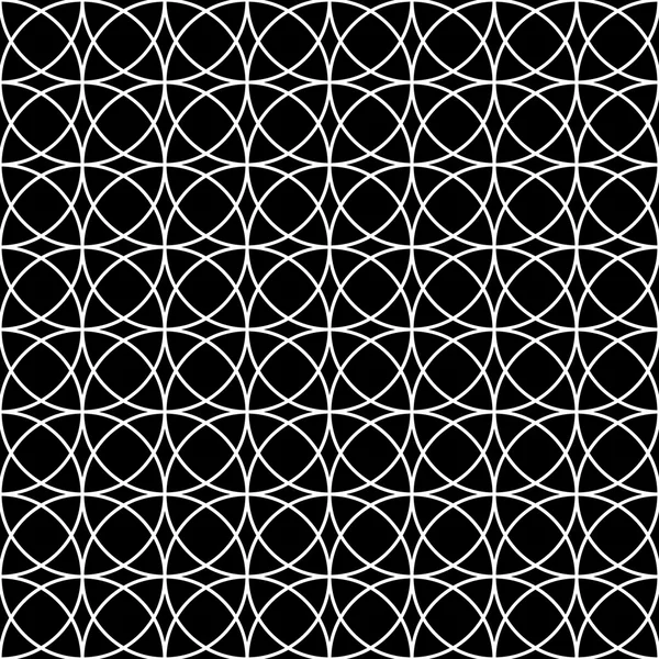 Vector moderna sömlösa geometri, svarta och vita abstrakt geometrisk bakgrund, kudde skriver ut, monokrom retro textur, hipster modedesign — Stock vektor