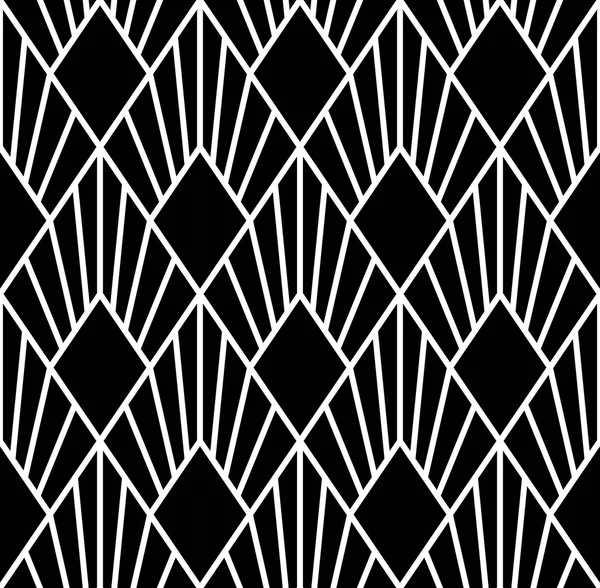 Vetor moderno padrão de geometria sem costura triângulo, preto e branco abstrato fundo geométrico, impressão travesseiro, textura retro monocromática, design de moda hipster — Vetor de Stock