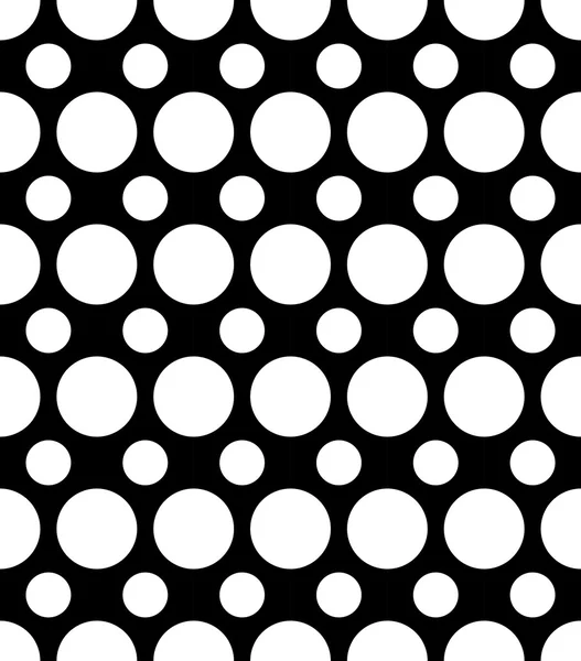 Vektor moderne nahtlose Geometrie Muster Kreise, schwarz-weiß abstrakten geometrischen Hintergrund, Kissendruck, monochrome Retro-Textur, Hipster-Mode-Design — Stockvektor