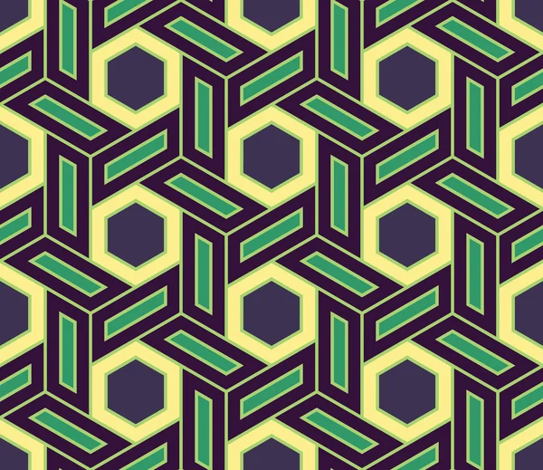 Vector moderno patrón de geometría colorida sin costuras, fondo geométrico abstracto de color, almohada de impresión multicolor, textura retro, diseño de moda hipster — Vector de stock