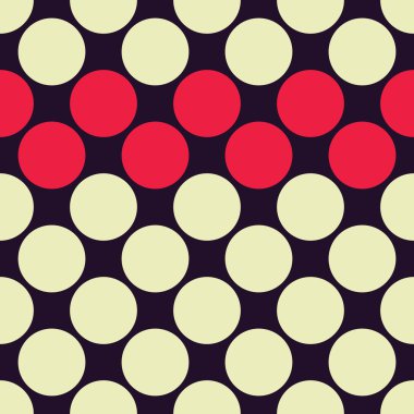 Vektör modern kesintisiz renkli geometri noktalar desen, renk soyut geometrik arka plan, çok renkli baskı, retro doku, hippi moda tasarım yastık