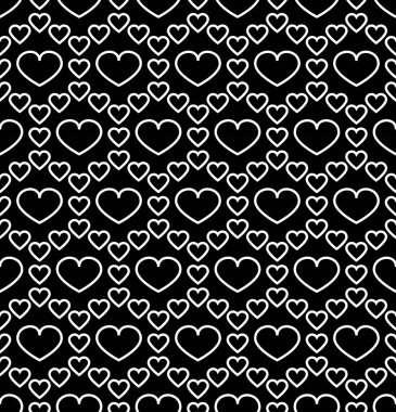 Vektör modern sorunsuz geometri deseni Sevgililer, siyah ve beyaz soyut geometrik arka plan, yastık yazıcı, tek renkli retro doku, hippi moda tasarımı