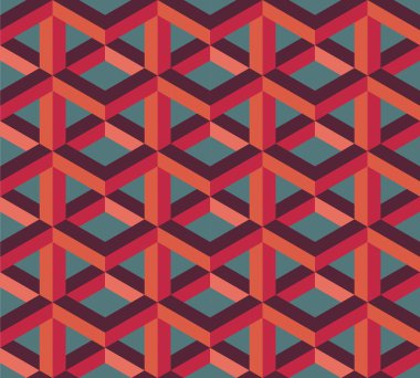 Vektör modern dikişsiz geometri deseni