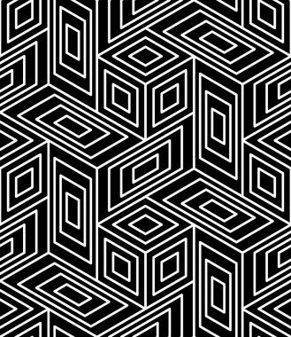 Vector modern seamless geometry pattern ,  abstract geometric background, pillow print, monochrome retro texture, hipster fashion design