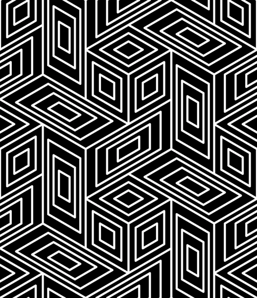Vector modern seamless geometry pattern ,  abstract geometric background, pillow print, monochrome retro texture, hipster fashion design — Διανυσματικό Αρχείο