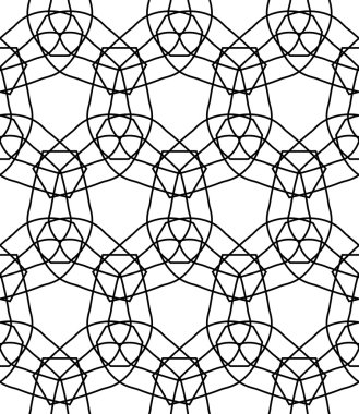 Vektör modern dikişsiz geometri deseni