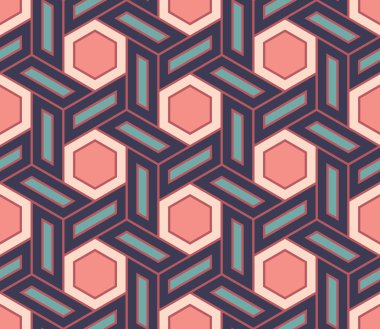 Vektör modern dikişsiz geometri deseni