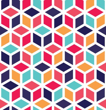 Vektör modern dikişsiz geometri deseni