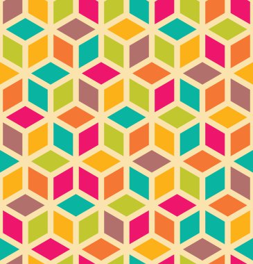 Vektör modern dikişsiz geometri deseni