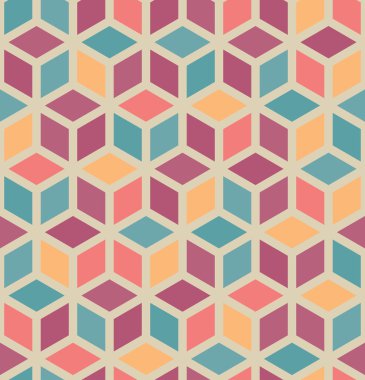 Vektör modern dikişsiz geometri deseni