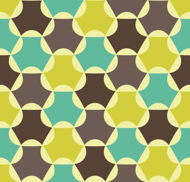 Vektör modern dikişsiz geometri deseni