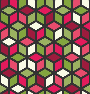 Vektör modern dikişsiz geometri deseni