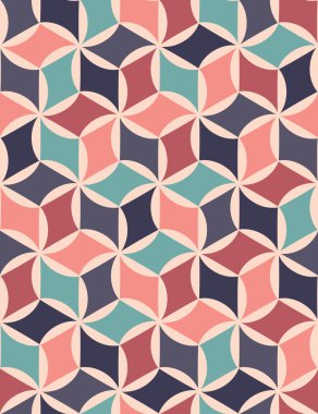Vektör modern dikişsiz geometri deseni