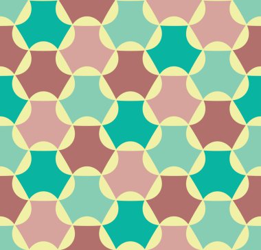 Vektör modern dikişsiz geometri deseni