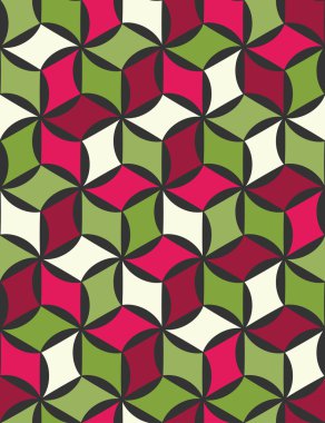 Vektör modern dikişsiz geometri deseni