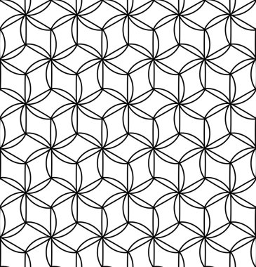 Vektör modern dikişsiz geometri deseni