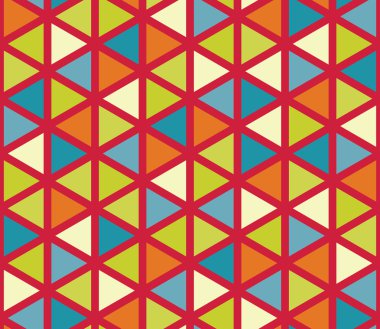 Vektör modern dikişsiz geometri deseni