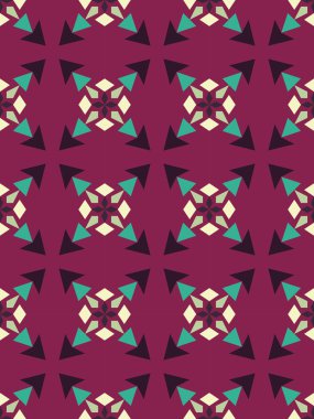 Vektör modern dikişsiz geometri deseni