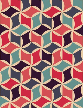 Vektör modern dikişsiz geometri deseni