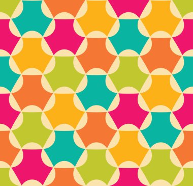 Vektör modern dikişsiz geometri deseni