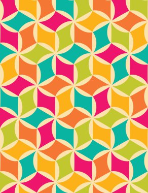 Vektör modern dikişsiz geometri deseni