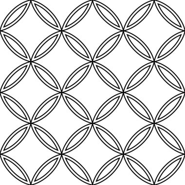 Vektör modern dikişsiz geometri deseni