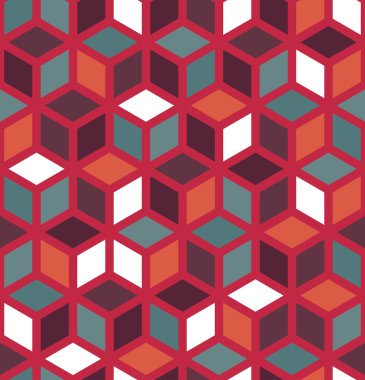 Vektör modern dikişsiz geometri deseni