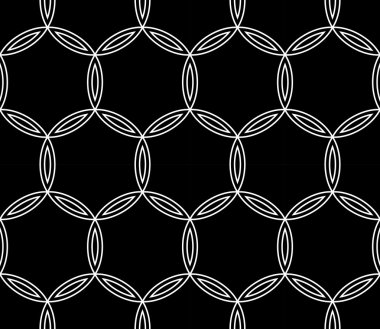 Vektör modern dikişsiz geometri deseni