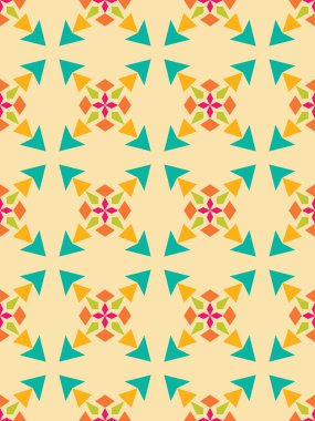 ektor modern dikişsiz geometri deseni